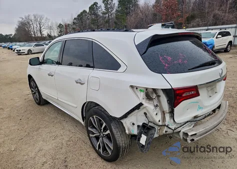 2020 Acura Mdx Advance z USA, uszkodzony, nr VIN 5J8YD3H88LL005616